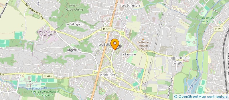 localisation de l'entreprise C D P à MONTLHERY