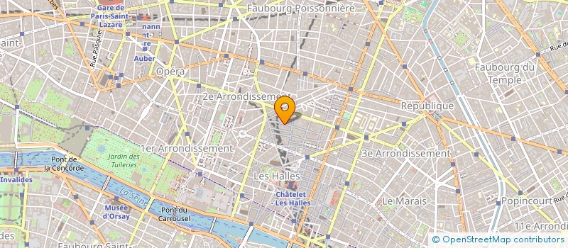 localisation de l'entreprise C.D.P.  PARIS