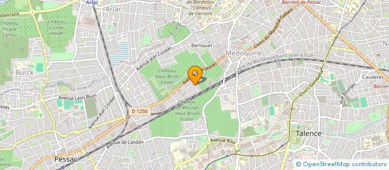 localisation de l'entreprise C.D.P  TALENCE