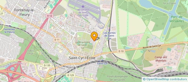 localisation de l'entreprise C.D.P. à SAINT-CYR-L'ECOLE