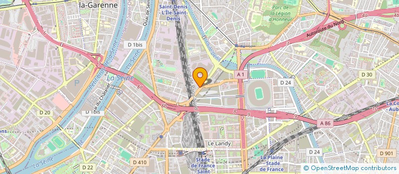 localisation de l'entreprise C.D.P AUTO  SAINT-DENIS