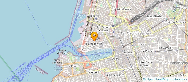 localisation de l'entreprise C.D.P. ISOLATION à MARSEILLE