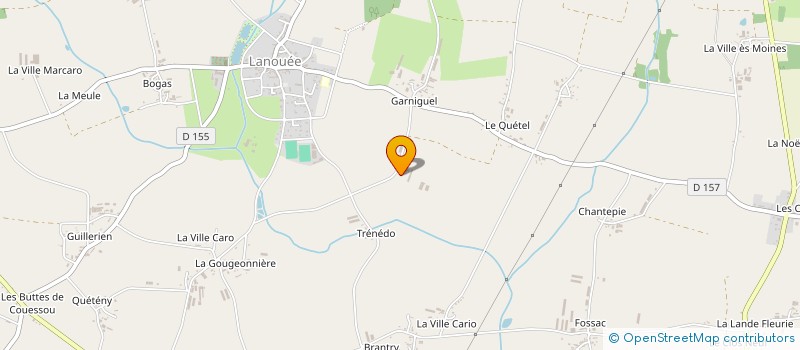 localisation de l'entreprise C.D PARTICIPATIONS à LA CROIX-HELLEAN