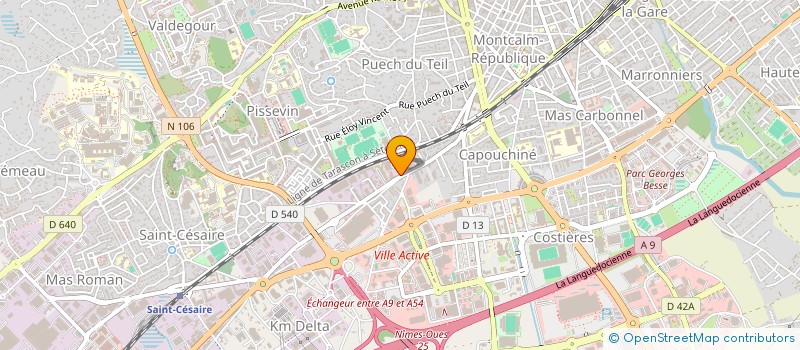 localisation de l'entreprise C&D PATRIMOINE  THUEYTS