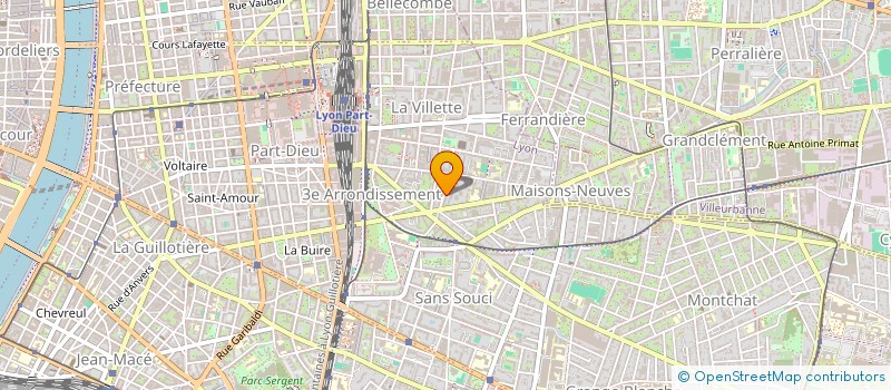 localisation de l'entreprise C&D PATRIMOINE  LYON