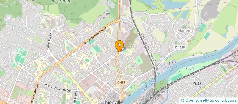 localisation de l'entreprise C.D. PROMOTION à THIONVILLE