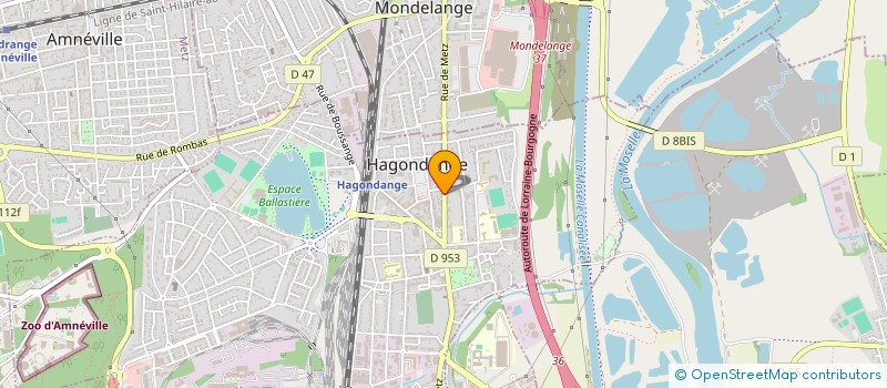 localisation de l'entreprise C.D.R.  AY-SUR-MOSELLE