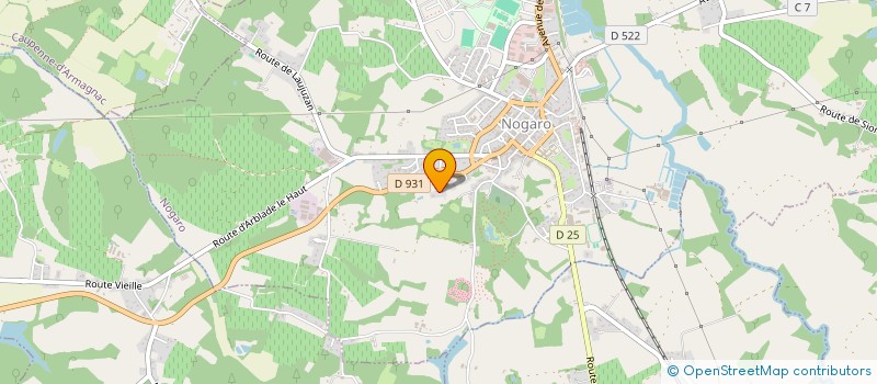 localisation de l'entreprise C.D.R  NOGARO