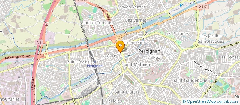 localisation de l'entreprise C.D.R.M.  PERPIGNAN