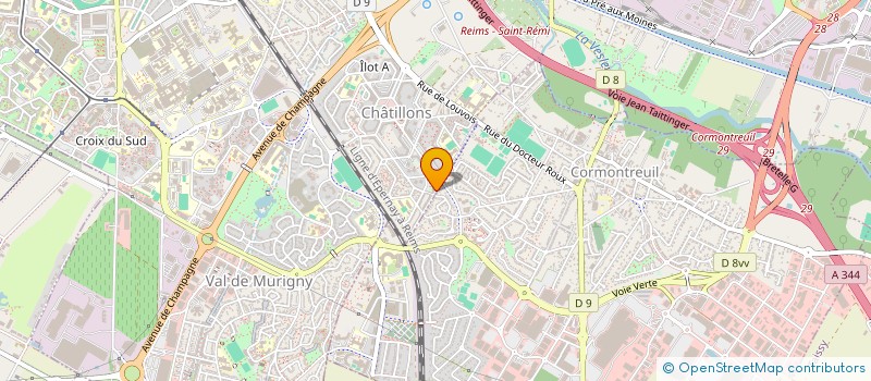 localisation de l'entreprise C D R S  REIMS