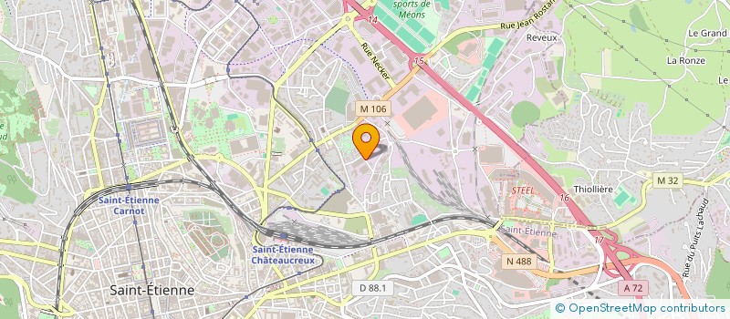 localisation de l'entreprise C D RAPIDE à SAINT-ETIENNE