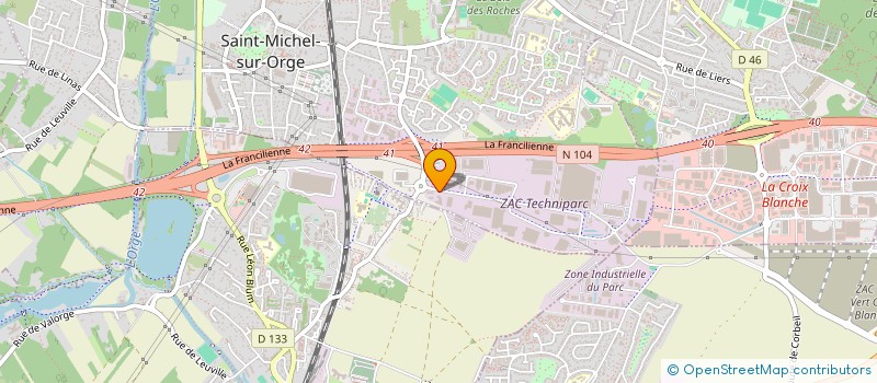 localisation de l'entreprise C D S à SAINT-MICHEL-SUR-ORGE