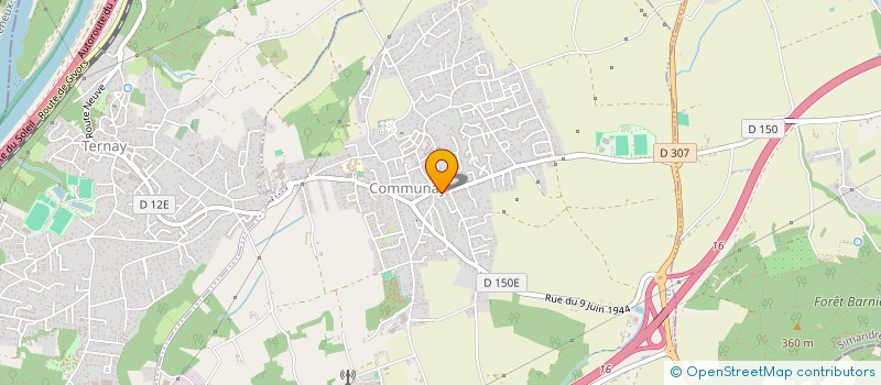 localisation de l'entreprise C D S  COMMUNAY