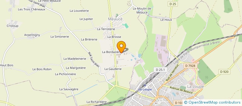 localisation de l'entreprise C D S à MEAUCE