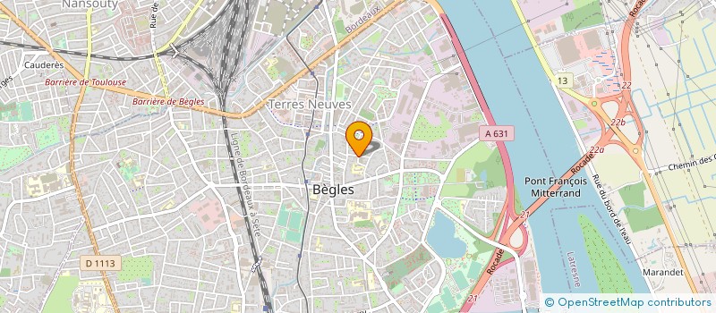 localisation de l'entreprise C.D.S CAR DRIVER SERVICES  BEGLES