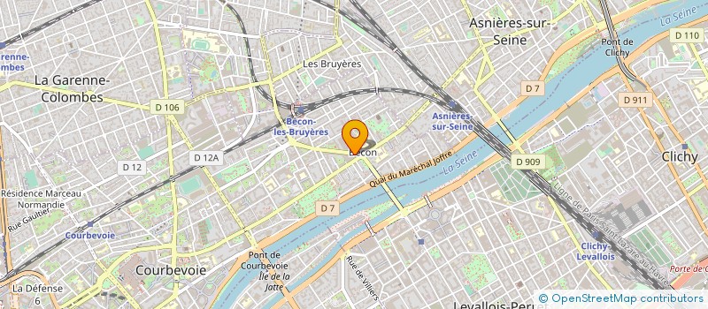 localisation de l'entreprise C.D.S. DISTRIBUTION à COURBEVOIE