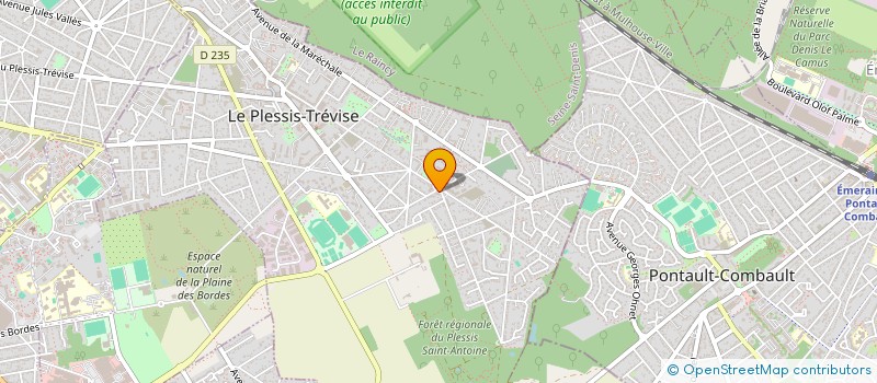 localisation de l'entreprise C D S EXPERTISES à LE PLESSIS-TREVISE