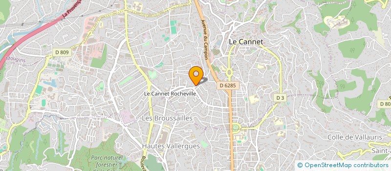 localisation de l'entreprise C.D.S.P PEINTURE à LE CANNET