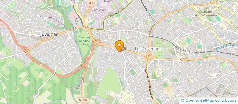 localisation de l'entreprise C D SERVICES à MONTPELLIER