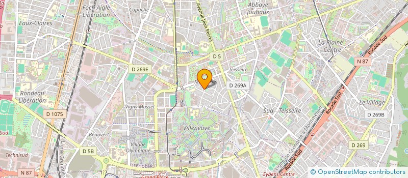 localisation de l'entreprise C.D SPORT à GRENOBLE