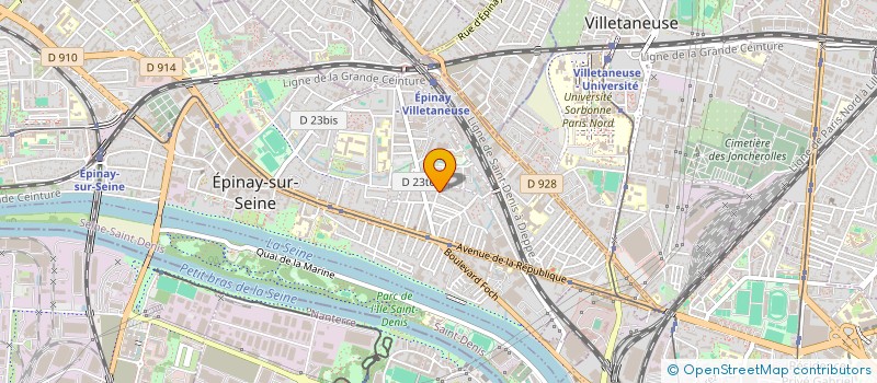 localisation de l'entreprise C.D.T. à EPINAY-SUR-SEINE