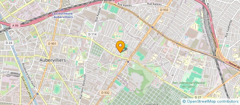 localisation de l'entreprise C.D TRANS SERVICES à AUBERVILLIERS
