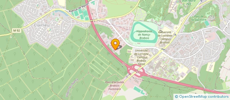 localisation de l'entreprise C&DAC  VANDUVRE-LES-NANCY