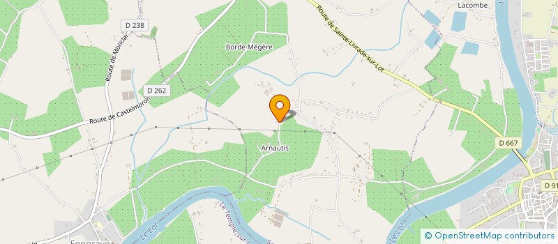 localisation de l'entreprise C. DAL MOLIN SARL  SAINT-ETIENNE-DE-FOUGERES