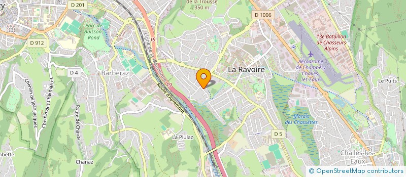 localisation de l'entreprise C DAN C  LA RAVOIRE