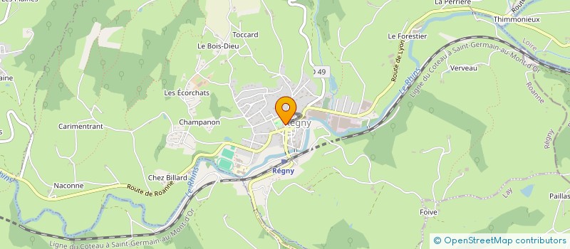 localisation de l'entreprise C DANIEL  REGNY