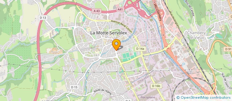 localisation de l'entreprise C DANS L'HAIR  LA MOTTE-SERVOLEX