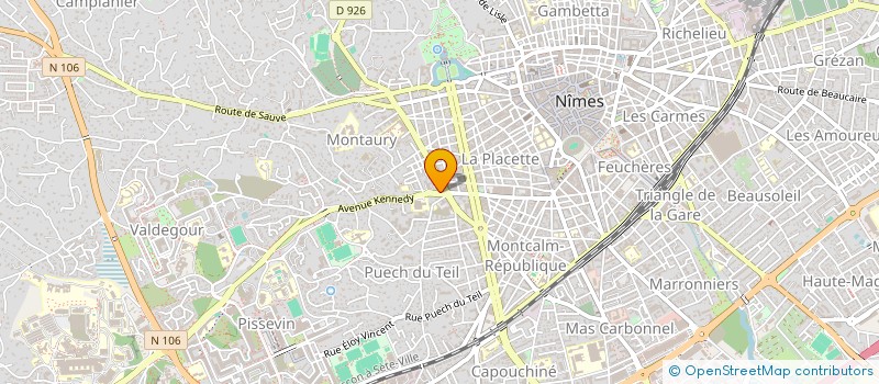 localisation de l'entreprise C DANSLABOITE à NIMES