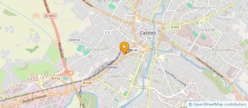 localisation de l'entreprise C.DAUZATS DIFFUSION à CASTRES