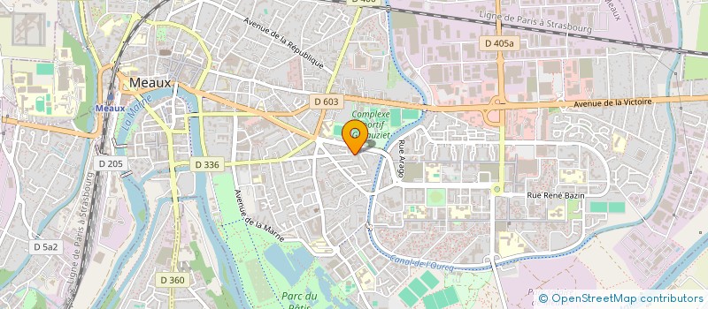 localisation de l'entreprise C-DBA à MEAUX