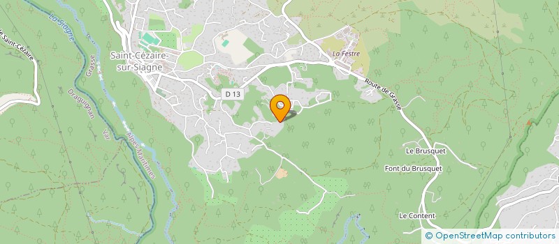 localisation de l'entreprise C DE CARTIER à SAINT-CEZAIRE-SUR-SIAGNE