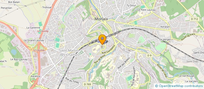 localisation de l'entreprise C'DE PROFIL à MORLAIX