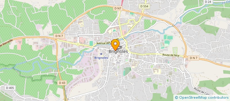 localisation de l'entreprise C DE TOUTE BEAUTE à BRIGNOLES
