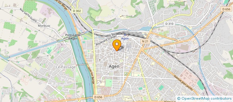 localisation de l'entreprise C & DECO à AGEN