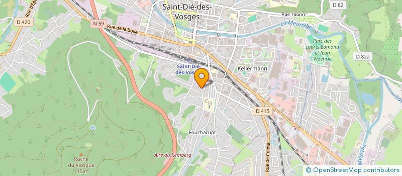 localisation de l'entreprise C'DEM à SAINT-DIE-DES-VOSGES