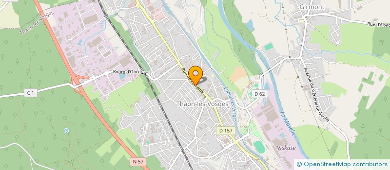 localisation de l'entreprise C DENT L'R  THAON-LES-VOSGES