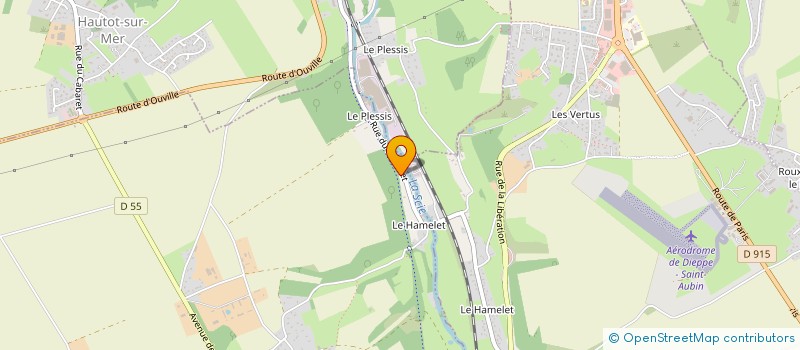 localisation de l'entreprise C. DES MOULINS  SAINT-AUBIN-SUR-SCIE