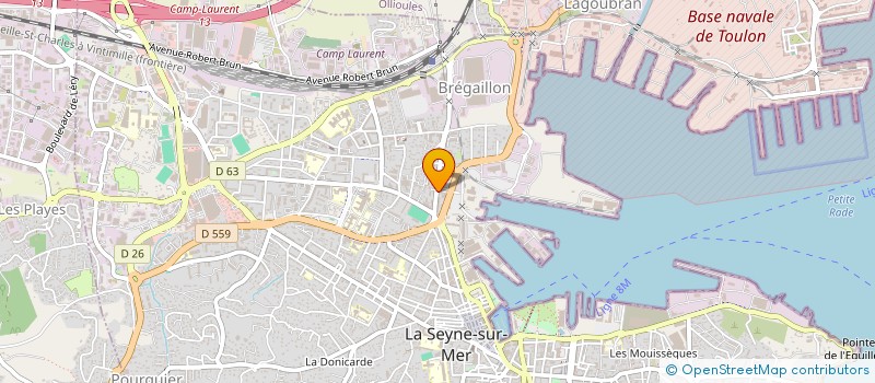 localisation de l'entreprise C DESIGN à LA SEYNE-SUR-MER