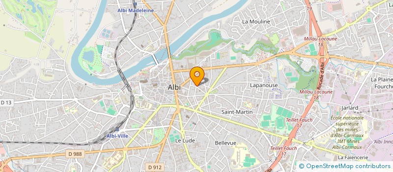 localisation de l'entreprise C DESIRE à ALBI
