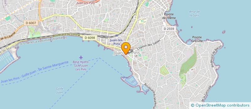 localisation de l'entreprise C DEUX L  ANTIBES