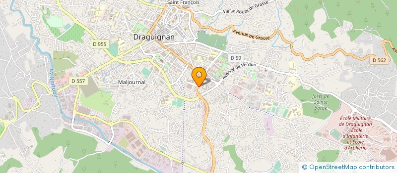 localisation de l'entreprise C@DEX  DRAGUIGNAN