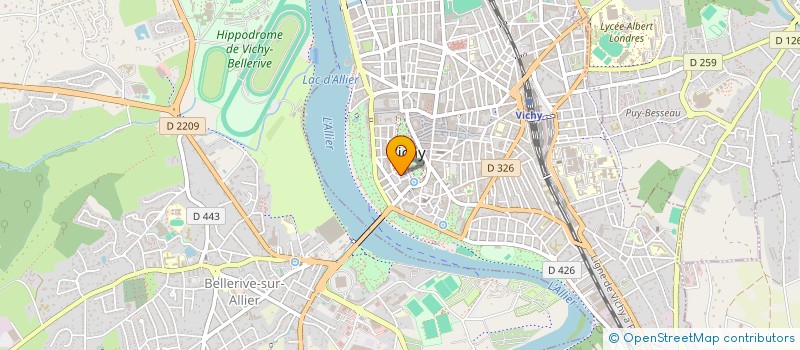 localisation de l'entreprise C.DIF à VICHY