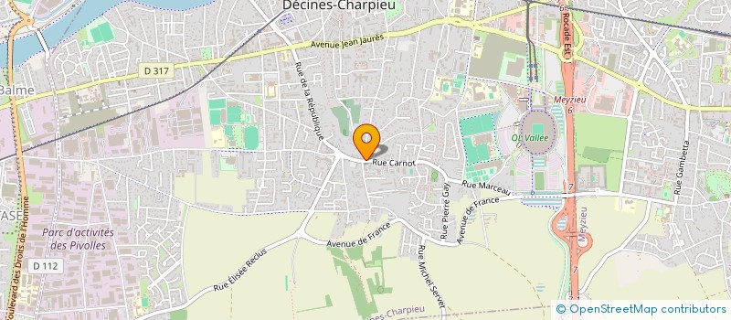 localisation de l'entreprise C.DIS  DECINES-CHARPIEU