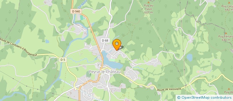 localisation de l'entreprise C.DISPO SARL  PEYRAT-LE-CHATEAU