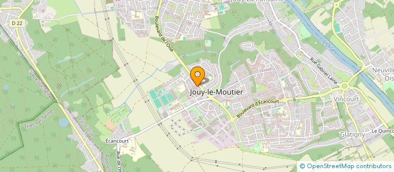 localisation de l'entreprise C DISTE  JOUY-LE-MOUTIER