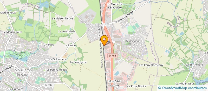 localisation de l'entreprise C DISTRIBUTION  MOUILLERON-LE-CAPTIF